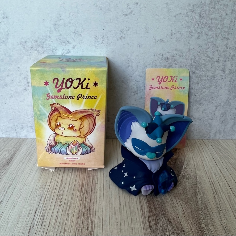 Pop Mart Yoki Gemstone Prince- Open Blind Box - Sapphire Gem Stone Bat!